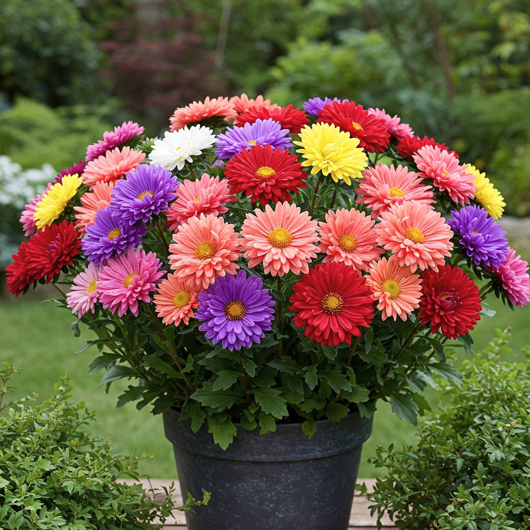 planting aster seeds outdoors Easy to Grow Bulbs Aster Mix Seed