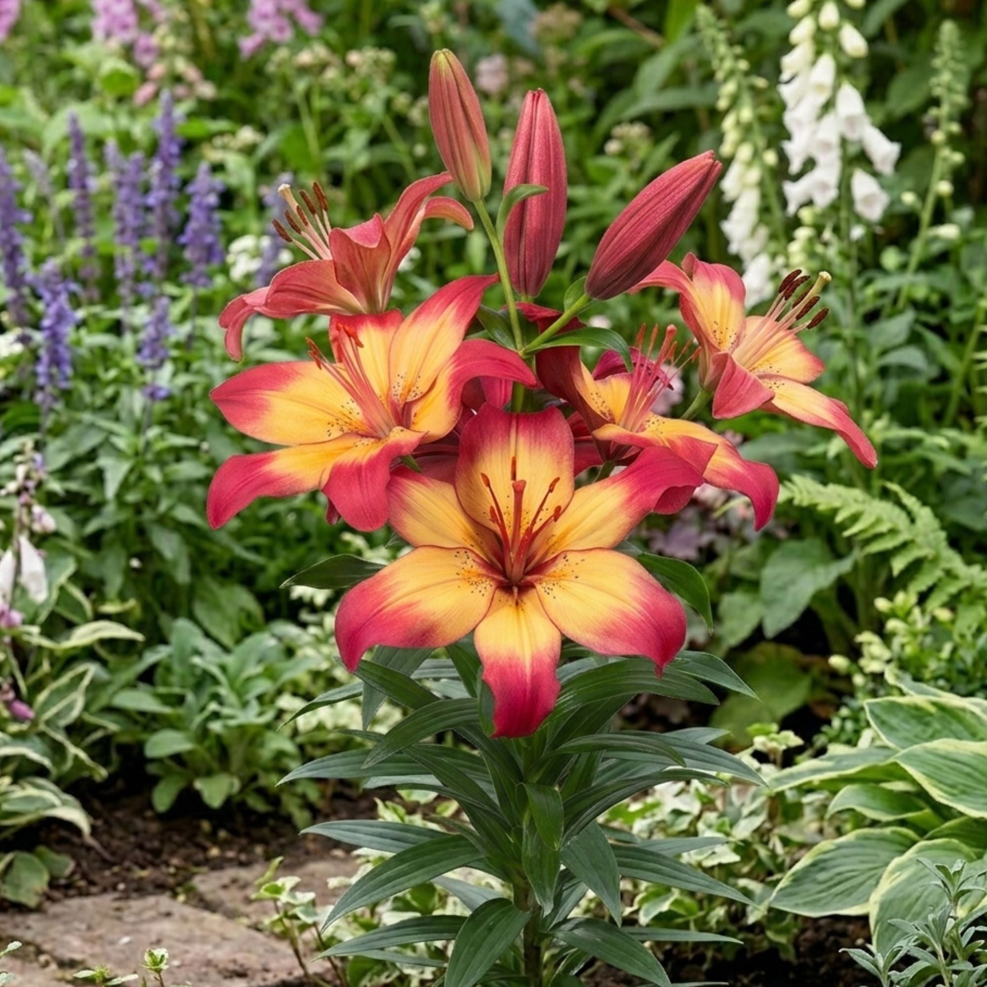 transplanting asiatic lilies in spring Lovely Asiatic Lily LA Hybrid Bulbs for Sale Online