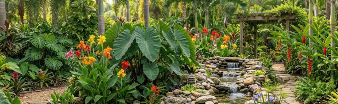 How to Create a Tropical Garden Oasis at Home