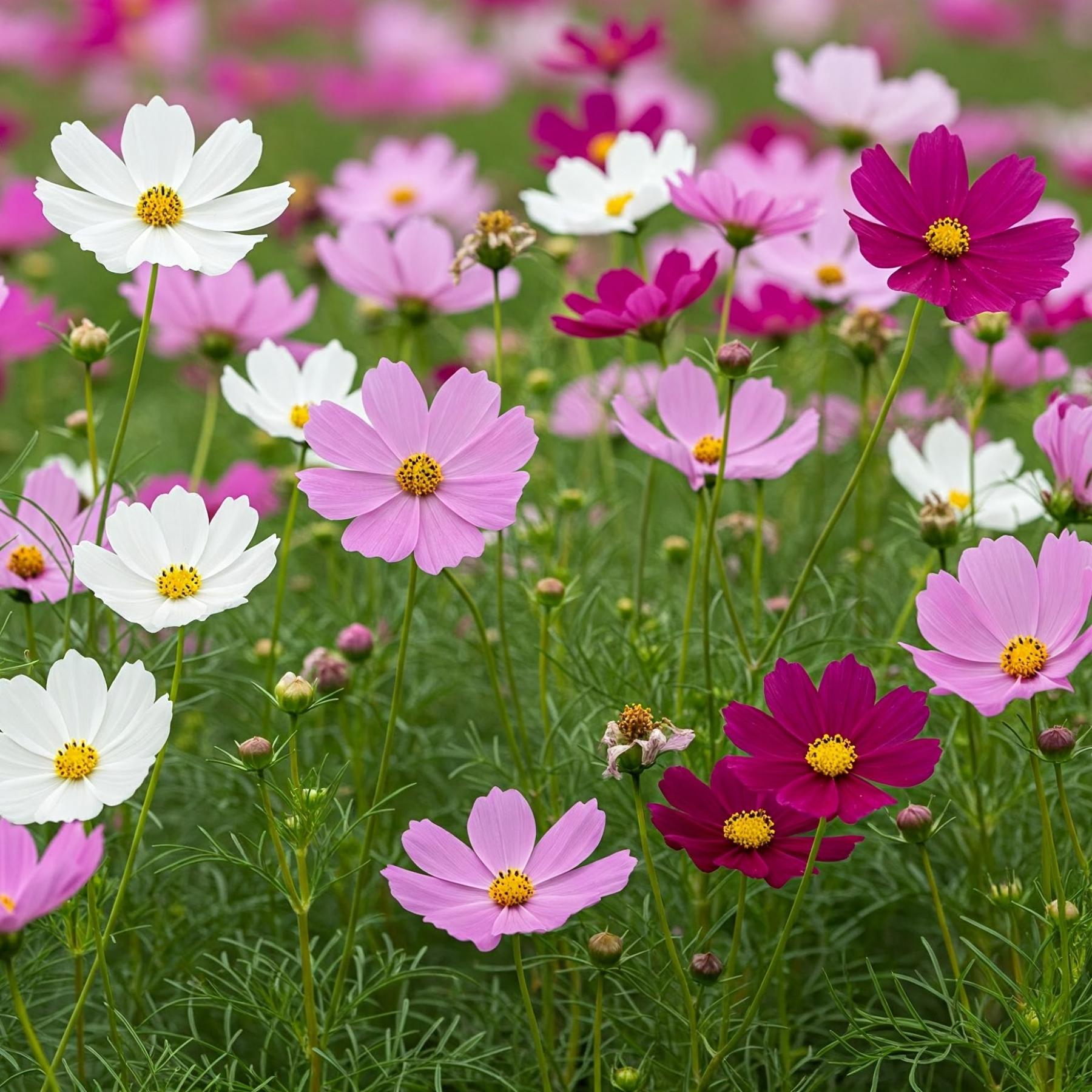 cosmos flower growing from seed Cosmos Dwarf Mix Seed