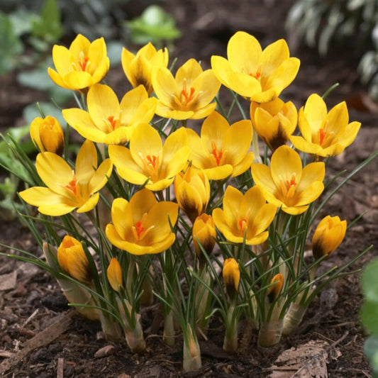 Yellow Crocus Goldilocks Flower Bulbs