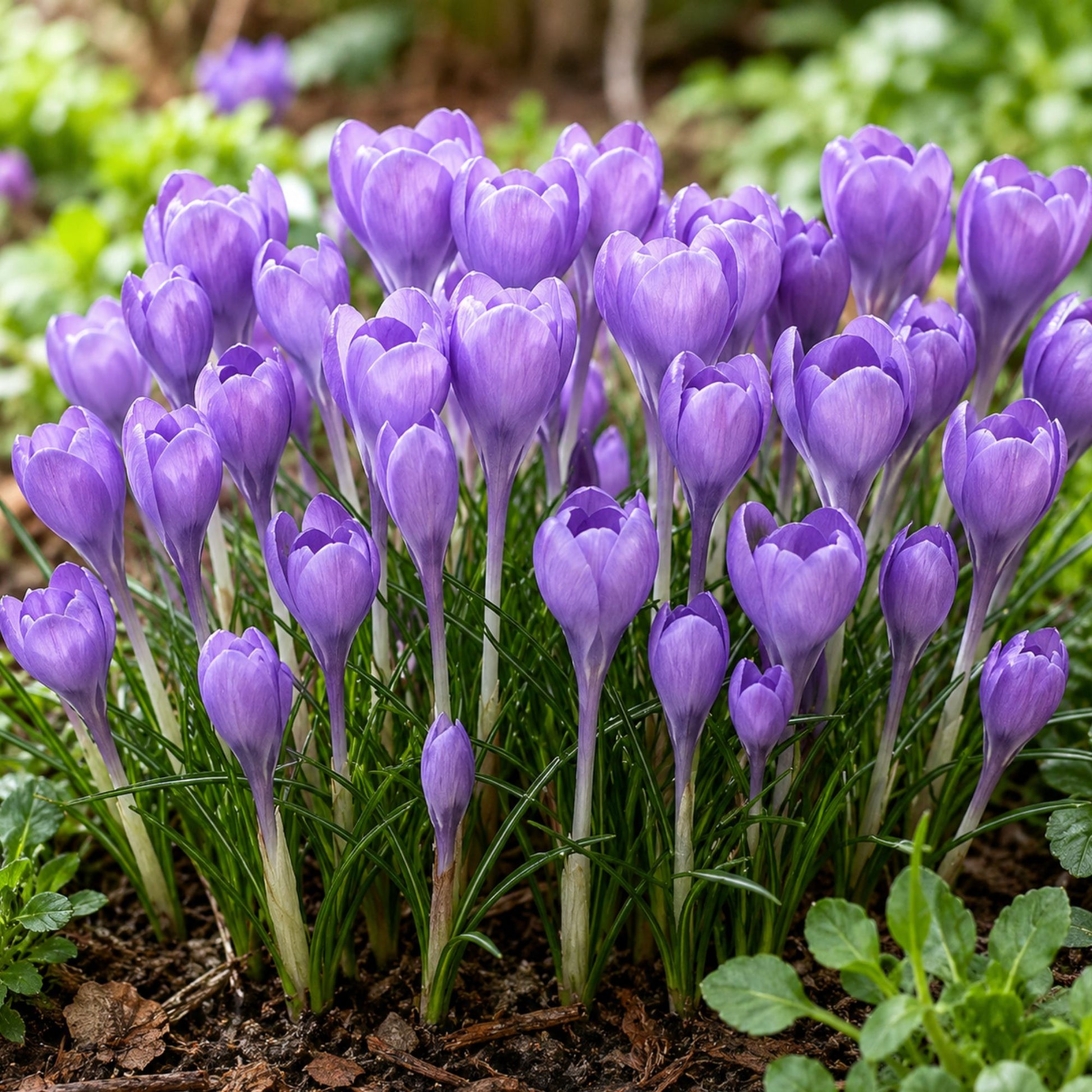 Crocus Hummingbird blooming