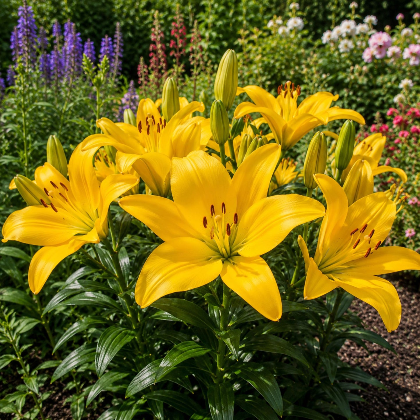 la summer sky asiatic lily Yellow Asiatic Lily LA Hybrid Bulbs for Sale Online