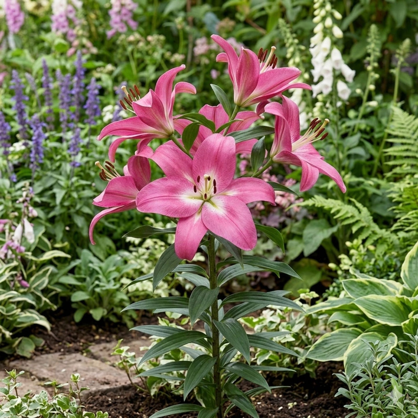 Lilium Arbatax in the garden 