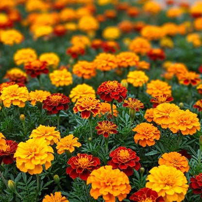 potting mix for marigold Marigold Dwarf Mix Seed