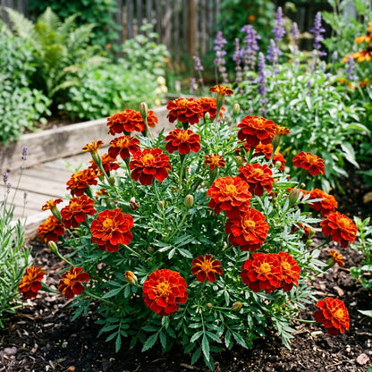 red marigold flower seed Marigold Red Seed