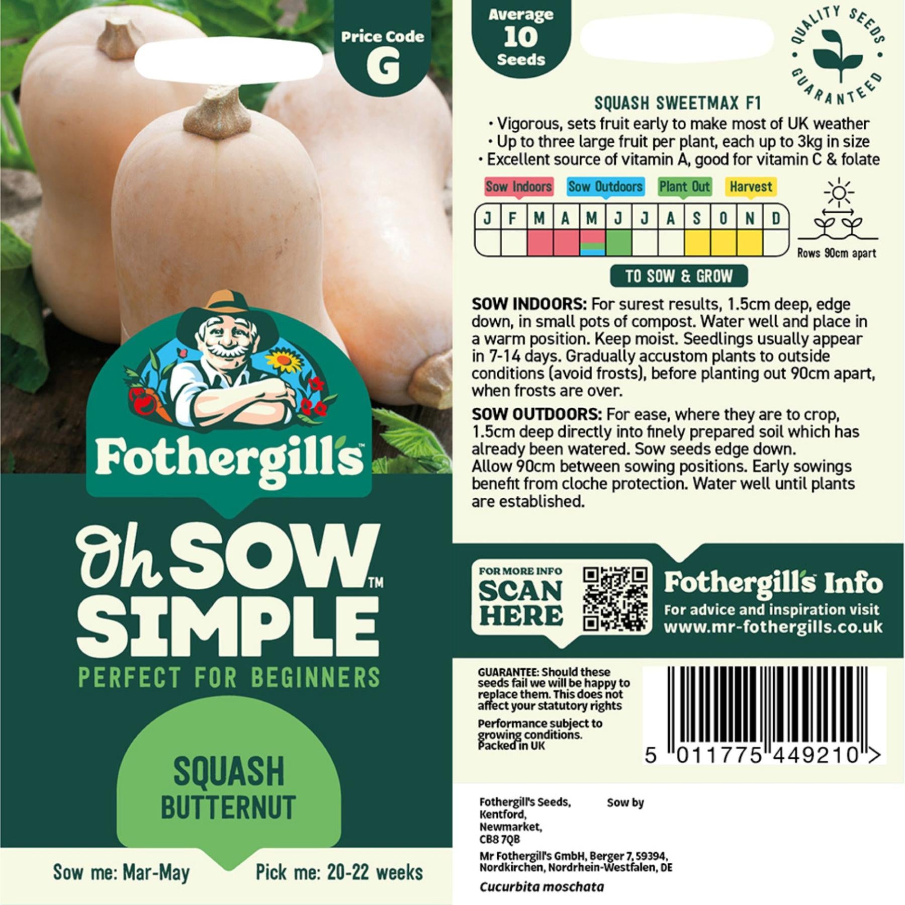 butternut squash seeds for planting Easy to Grow Bulbs Squash Butternut Seed