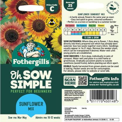 potting mix for sunflowers Easy to Grow Sunflower Mix Seed