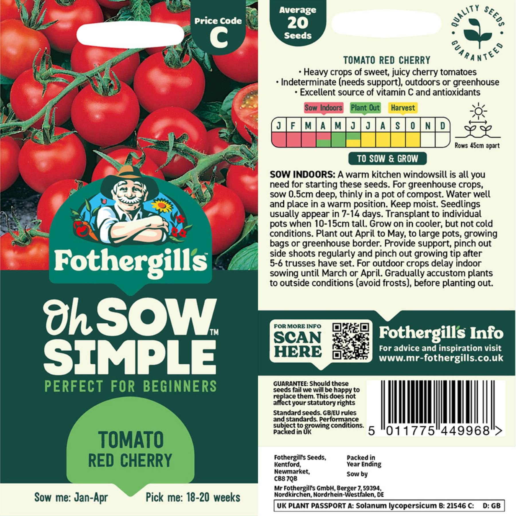 planting red cherry tomato seeds Easy to Grow Red Cherry Tomato Seed