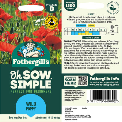 best time to plant poppy seeds Easy to Grow Wild Poppy Seed