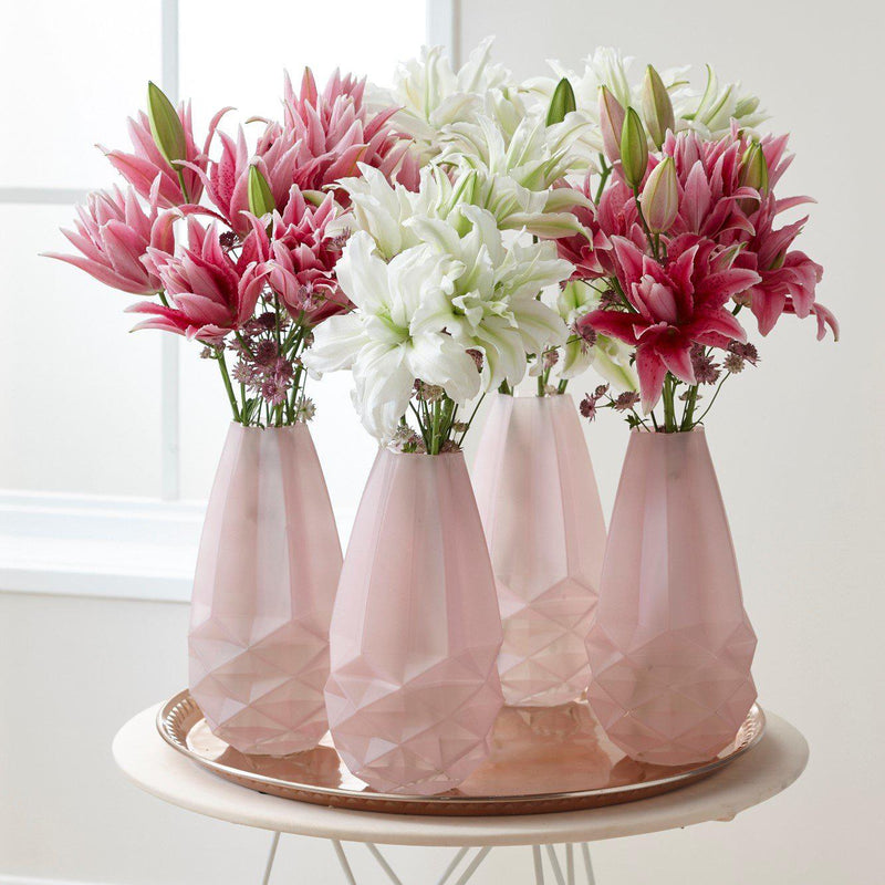 Roselily Flowers in Vases
