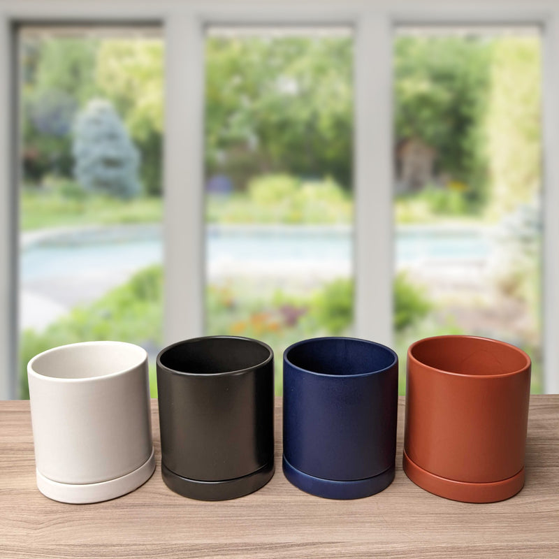 Ceramic pot color choices