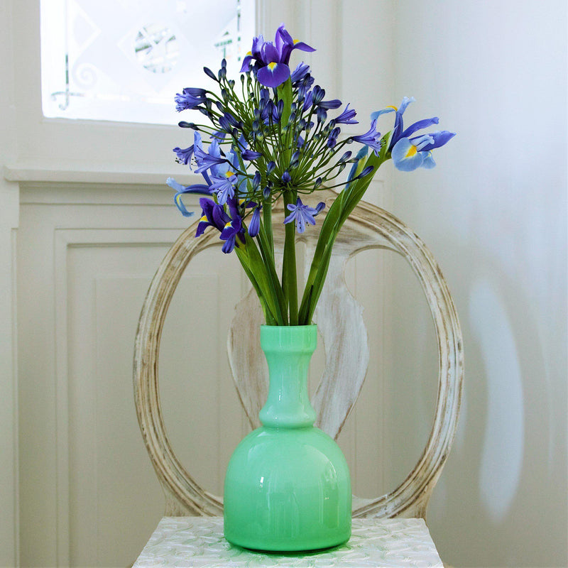 Dutch Iris Blue Diamond Flowers in a vase